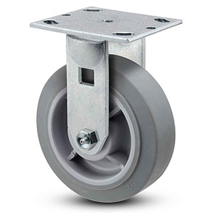 Rigid Caster - 5" x 2" TPR Wheel, 350 lb. Cap.