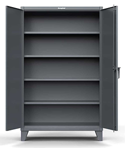 Storage Cabinet with 3 Adjustable Shelves - 72"w x 24"d x 60"h