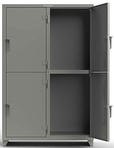 Extra Heavy Duty Locker, 4 Compartment, 48"W x 24"D x 75"H