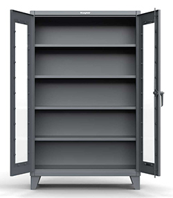 Clearview Cabinet with 4 Adjustable Shelves - 48"w x 24"d x 72"h