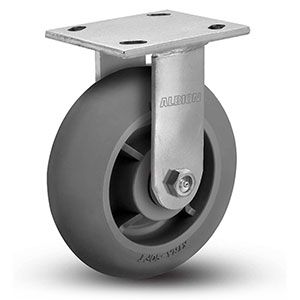 Rigid Caster - 8" x 2" TPE Wheel, 600 lb. Cap.