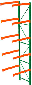 Pallet Rack Adder - 48w x 42d x 192h, 5 Beam Levels - 8400 Cap. Beams