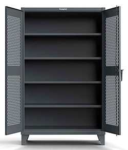 Ventilated Cabinet with 4 Adjustable Shelves - 60"w x 24"d x 72"h