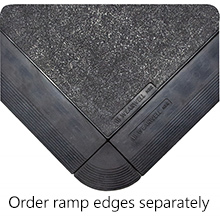 24/Seven LockSafe Solid Mat - Petroleum Resistant - 3' x 3' x 5/8"