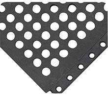 24/Seven LockSafe Open Grid Mat - Petroleum Resistant - 3' x 3' x 5/8"