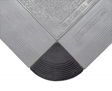Corner for 24/Seven LockSafe Mat - Black - Grease Resistant - 3" x 4" x 5/8"