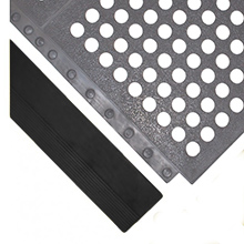 Male Edging for 24/Seven LockSafe Mat - Black - Grease Resistant - 3" x 36" x 5/8"