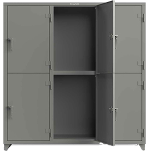 Extra Heavy Duty Locker, 6 Compartment, 72"W x 24"D x 75"H