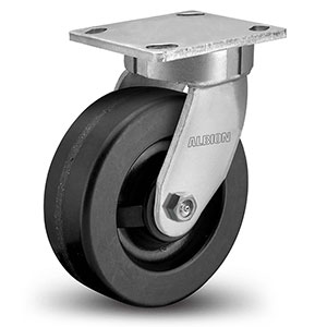 Swivel Caster - 4" x 2" Phenolic Wheel with Crowned Tread, 800 lb. Cap.