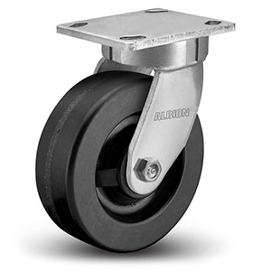 Swivel Caster - 8" x 2" Phenolic Wheel, 1400 lb. Cap.
