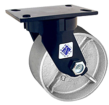 75 Series Swivel Caster - 10" x 2-1/2" Cast Iron Wheel - 3,000 lb. Cap.