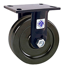 75 Series Rigid Caster - 8" x 2-1/2" Phenolic Wheel - 2,000 lb. Cap.