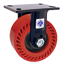 75 Series Swivel Caster - 10" x 3" Omega Wheel - Straight Bearing - 2,000 lb. Cap.