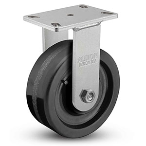 Rigid Caster - 6" x 3" Phenolic Wheel, 2000 lb. Cap.