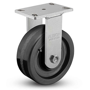 Rigid Caster - 8" x 3" Phenolic Wheel, 2500 lb. Cap.
