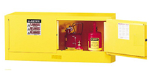 Stackable Flammables Cabinet - 18 x 43 x 18 - 2 door, manual w/ Sure-Grip Handle, 12-gal.