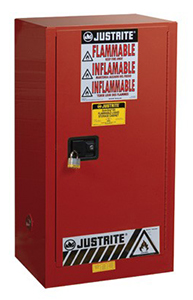 Paint & Ink Combustibles Cabinet - 44 x 23.25 x 18 - 1 door, manual w/ Sure-Grip Handle, 20-gal.