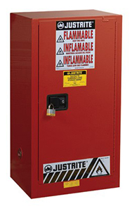 Paint & Ink Combustibles Cabinet - 44 x 23.25 x 18 - 1 door, self-close w/ Sure-Grip Handle, 20-gal.