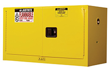 Stackable Flammables Cabinet - 24 x 43 x 18 - 2 door, manual w/ Sure-Grip Handle, 17-gal.