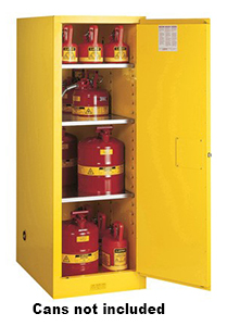 Slimline Safety Cabinet, 65 x 23.25 x 34 - 1 door, manual w/ Sure-Grip Handle