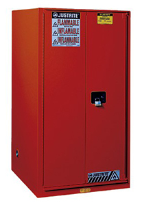 Paint & Ink Combustibles Cabinet - 65 x 34 x 34 - 2 door, manual w/ Sure-Grip Handle, 120-gal.