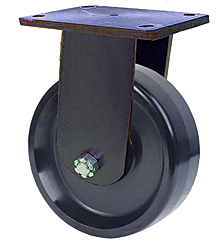 95 Series Rigid Caster - 10" x 3" Phenolic Wheel - 2,900 lb. Cap.