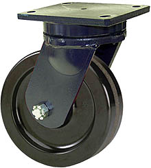 95 Series Swivel Caster - 10" x 3" Phenolic Wheel - 2,900 lb. Cap.