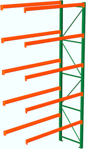 Pallet Rack Adder - 108w x 42d x 192h, 5 Beam Levels - 7320 Cap. Beams
