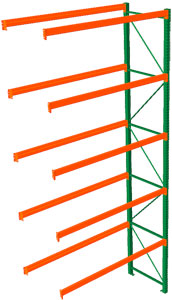 Pallet Rack Adder - 108w x 42d x 216h, 5 Beam Levels - 7320 Cap. Beams