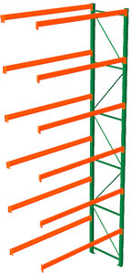 Pallet Rack Adder - 108w x 42d x 240h, 6 Beam Levels - 7320 Cap. Beams