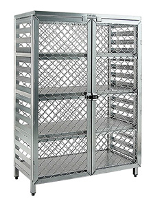 Aluminum Security Cage - 48"W x 72"H x 24"D