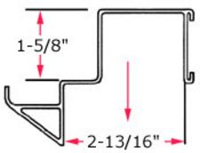 Low Profile Step Beam Hanger - 9"W, for 2-3/4" Beam