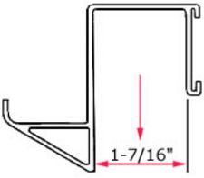 Low Profile Structural Channel Beam Hanger - 9"W, for 3" Beam