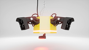 AisleAlert 2-Way Traffic Detection System w/ Flashing Floor Alert Light