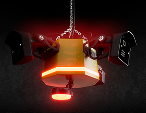 AisleAlert 3-Way Traffic Detection System w/ Flashing Floor Alert Light