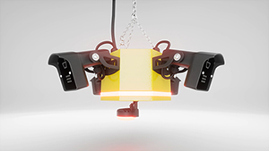 AisleAlert 4-Way Traffic Detection System w/ Flashing Floor Alert Light