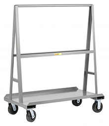 A-Frame Truck - 48 in. x 24 in. - 2 Swivel 2 Rigid Casters