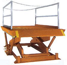 Pit Mounted Dock Lift with 8 x 10 platform - 12000 lb. Capacity