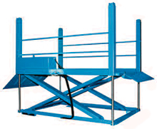 Surface Mounted Dock Lift with 6ft x 12ft platform - 12000 lb. Capacity