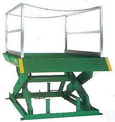 Pit Mounted Dock Lift with 8 x 8 platform - 8000 lb. Capacity
