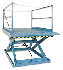 Pit Mounted Dock Lift with 6' x 8' platform - 5000 lb. Capacity