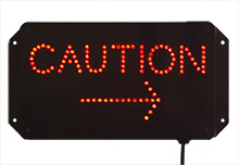 Office Vehicle Detection System with 6"H x 10"L LED Caution/Arrow