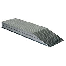 Loading Dock Wheel Riser - Aluminum - 18"W x 108"L x 8"H
