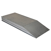 Loading Dock Wheel Riser - Aluminum - 24"W x 108"L x 8"H