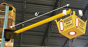 Rack Mounting Arm for Warehouse Traffic Sensors - 6'