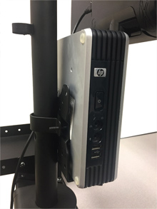 Thin Client PC Holder - 11 lb. Capacity (Monitor Holder Required)