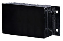 Steel Faced Rubber Dock Bumpers - 10"H x 36"L x 4-1/2"D