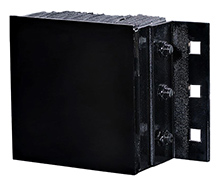 Steel Faced Rubber Dock Bumpers - 12"H x 14"L x 4-1/2"D