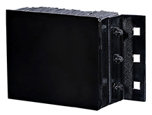 Steel Faced Rubber Dock Bumpers - 12"H x 18"L x 4-1/2"D