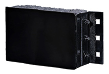 Steel Faced Rubber Dock Bumpers - 12"H x 24"L x 6"D